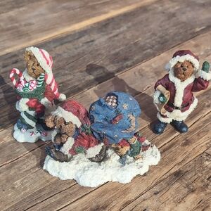 Boyds Bears And friends Festive Bear Figurine Set